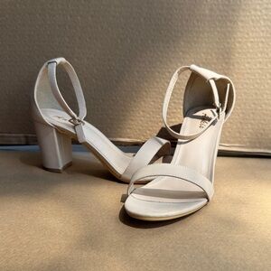 Elegant Cream Women's Heels